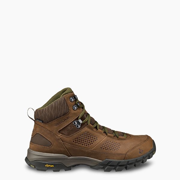 Latest Vasque Men's Talus At Ultradry Waterproof Hiking Boots In Brown/Green