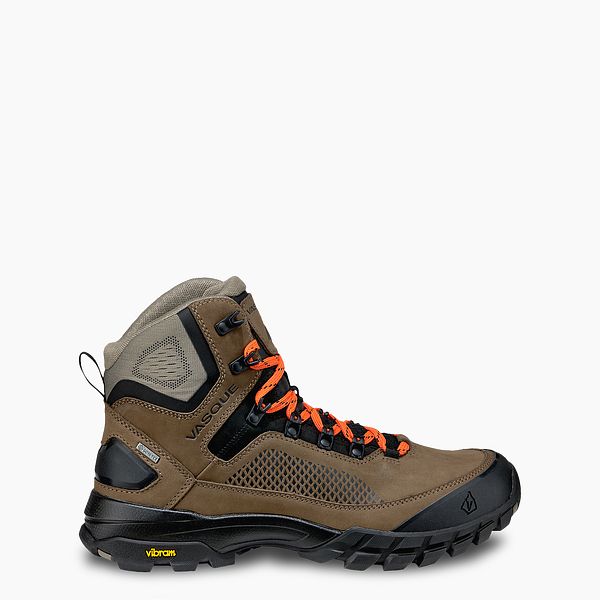 Latest Vasque Men's Talus Xt Gtx Waterproof Hiking Boots In Brown/Orange