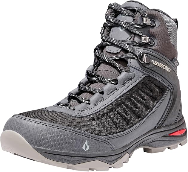 New Arrivals Vasque Men's Coldspark Waterproof, Insulated Hiking Boots - Anthracite/Neutral Grey
