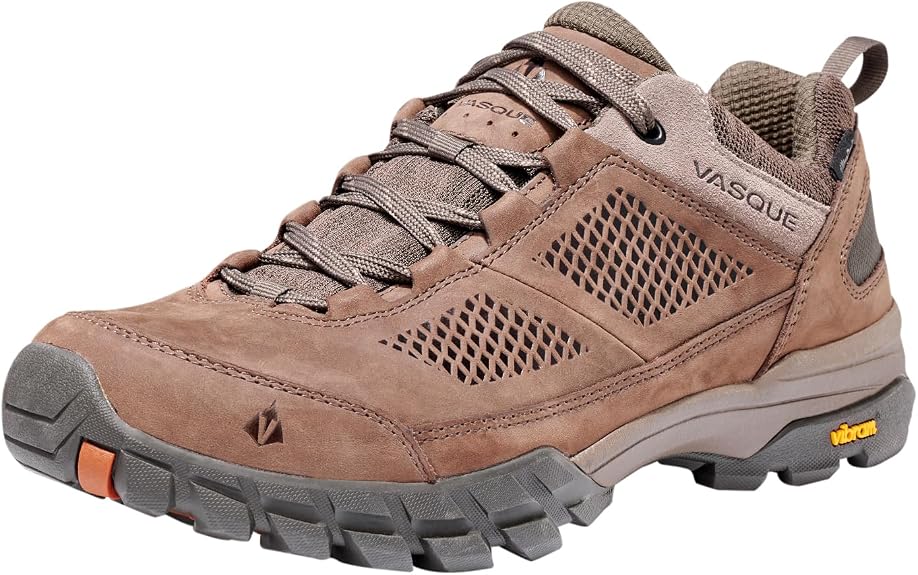 New Arrivals Vasque Men's Talus Low Waterproof Hiking Shoes - Brown Olive/Ginger